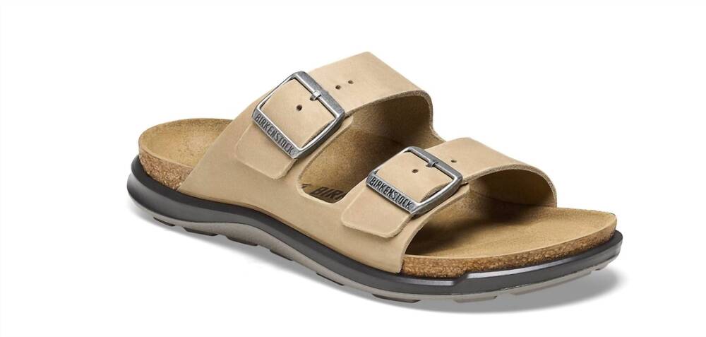 NEW BIRKENSTOCK women's arizona crosstown sandal in tobacco